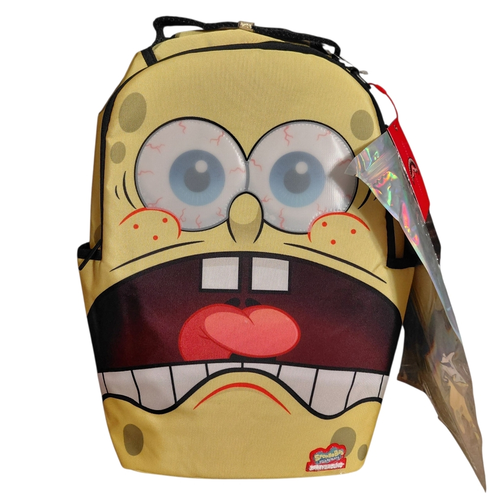 Sprayground Spongebob Removable Eyes DLXR Backpack